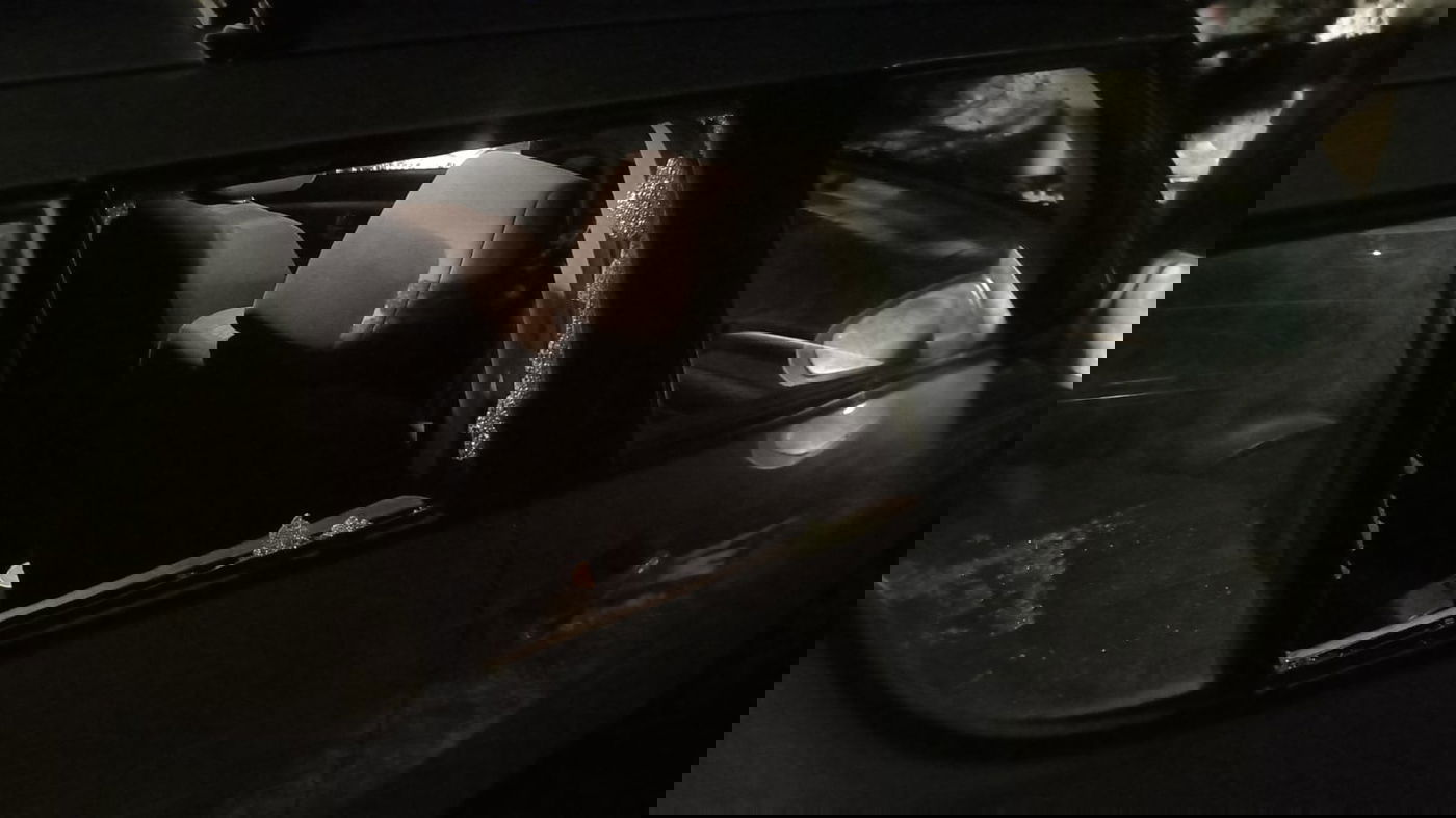 הרכב המנופץ הלילה בשומרון