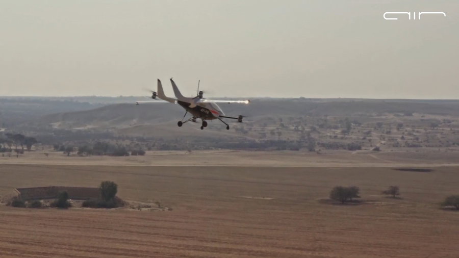 טיסת ניסוי של AIR בשנה שעברה