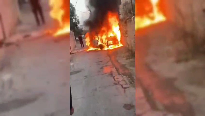 הרכב שהותקף