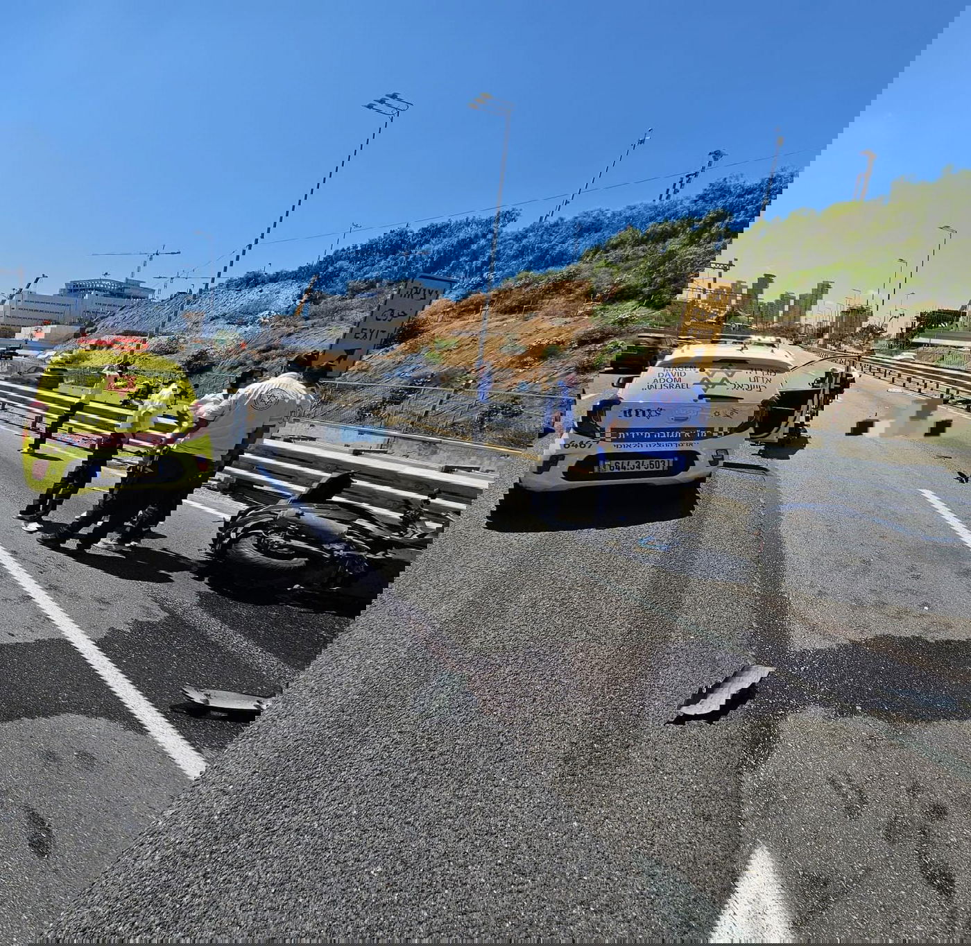 זירת התאונה הקשה