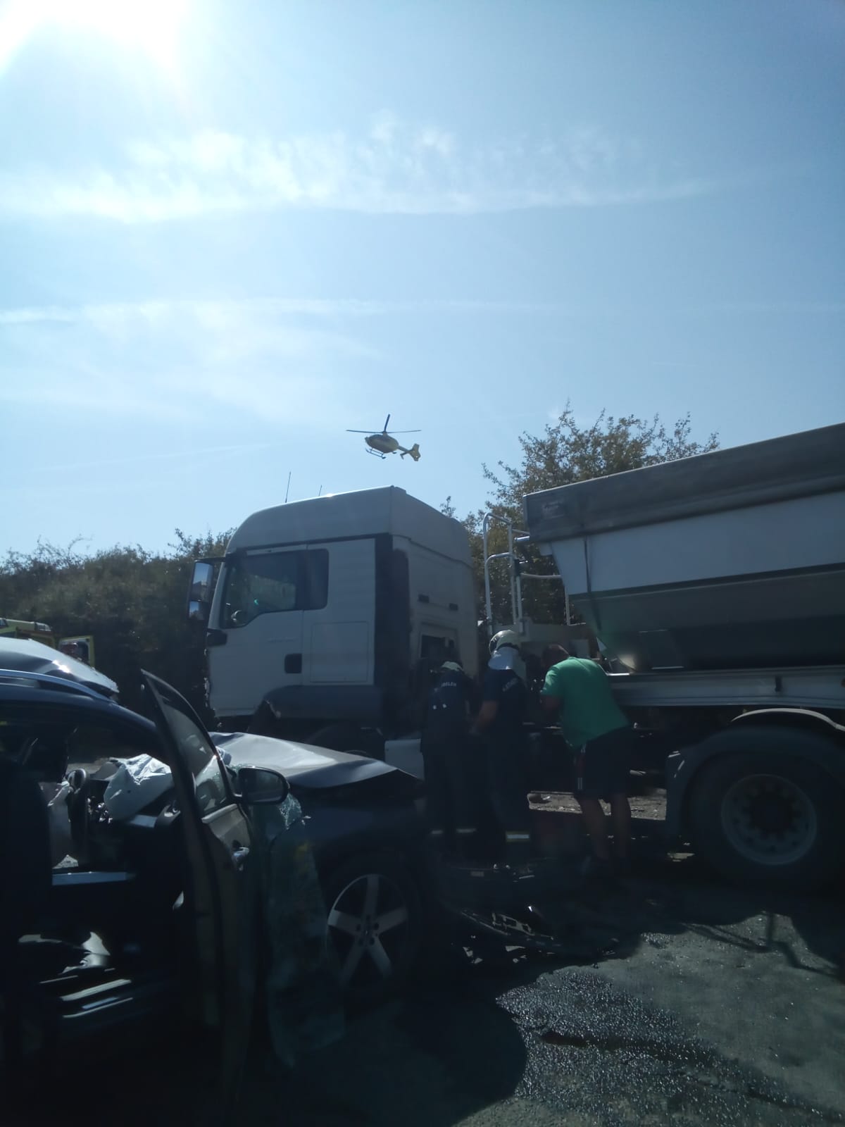 זירת התאונה בקרעסטיר