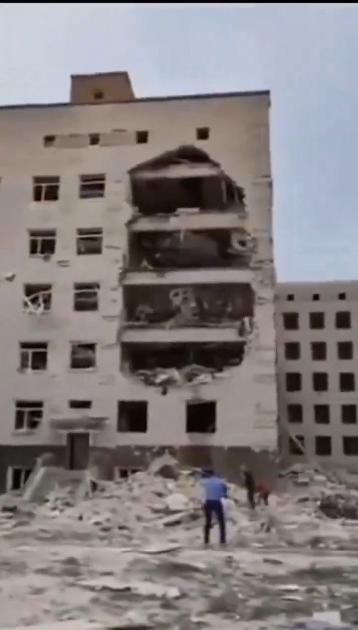 ההרס לפני מספר שעות