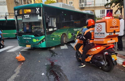 בת 60 נדרסה מאוטובוס ציבורי - מצבה אנוש