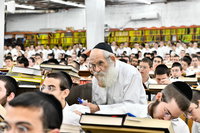 הגאון רבי חיים ברמן ה'מתמיד' של הישיבה