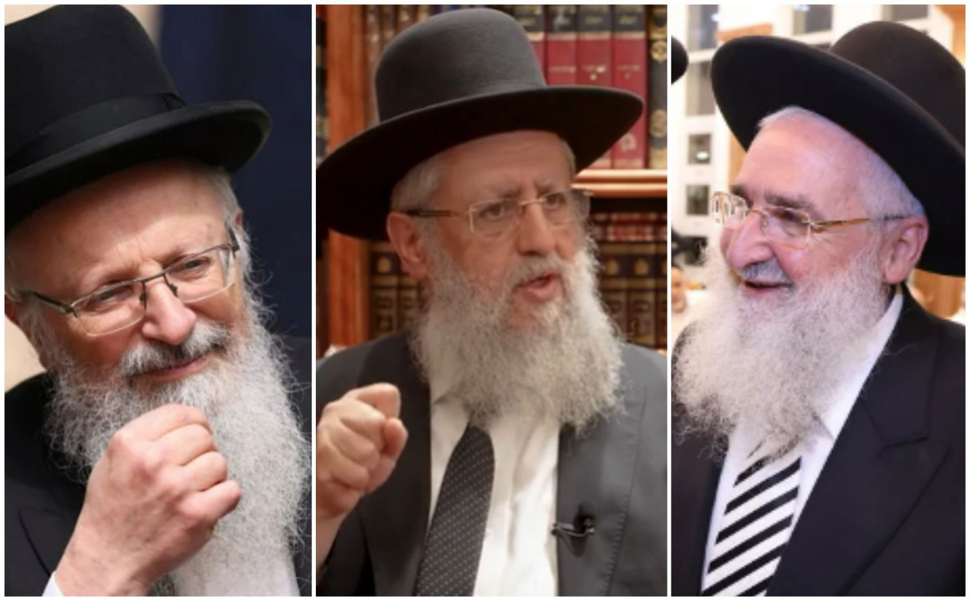 הגר"מ עמוס, הגר"ד יוסף והגר"ש אליהו