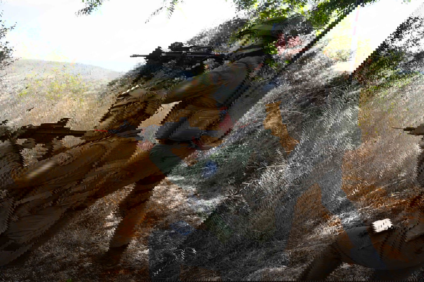 הלוחמים במהלך התרגיל הצבאי