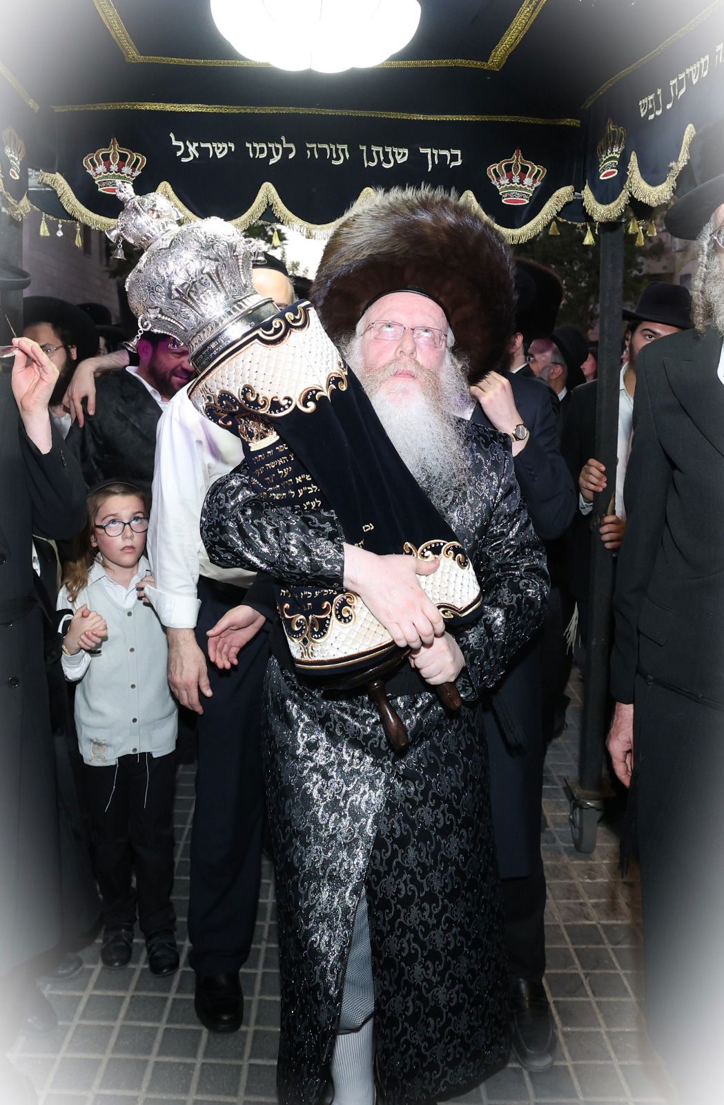 הכנסת ספר תורה לביהמ"ד קרעטשניף קרית גת