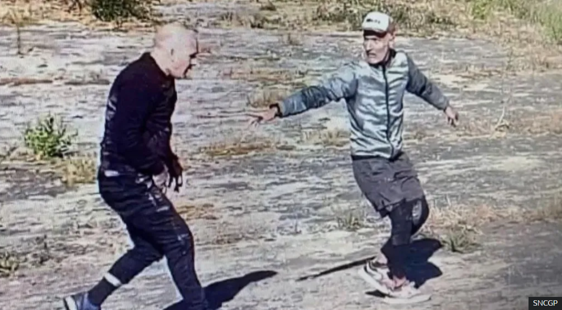 שניים מהאסירים לאחר ההימלטות הנועזת