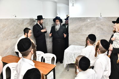 מעמד חנוכת הבית לביהמ"ד 'שבט הלוי' באלעד 