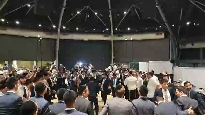 שמחת נישואי בן הגאון הרב פנחס כהן רב העיר נתיבות 