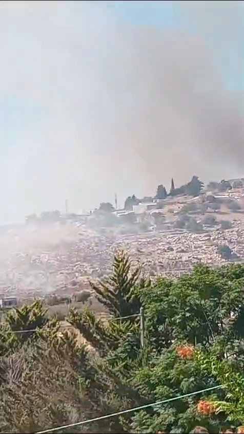 תיעוד מפגיעה ישירה היום בערב אל עראמשה