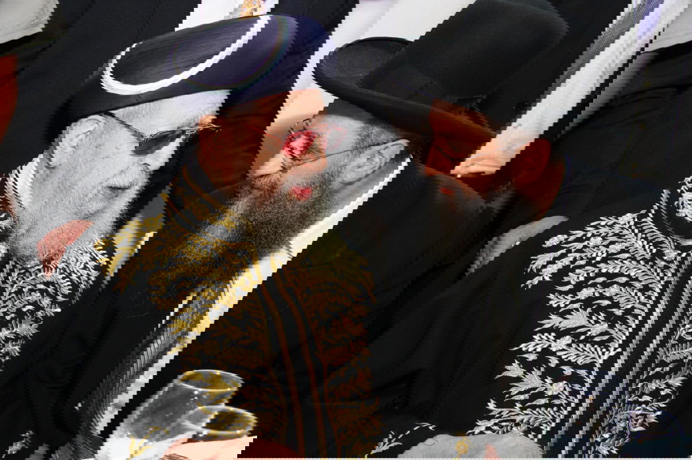 הגאון רבי דוד יוסף עם אביו מרן זצ"ל