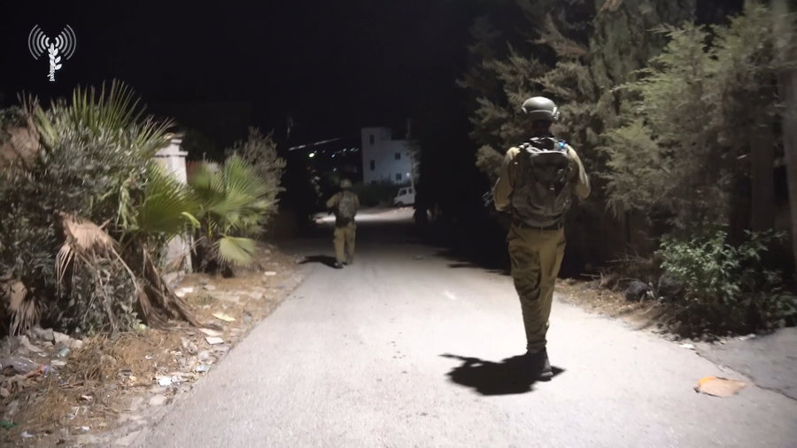 פעילות כוחות הביטחון בצפון השומרון