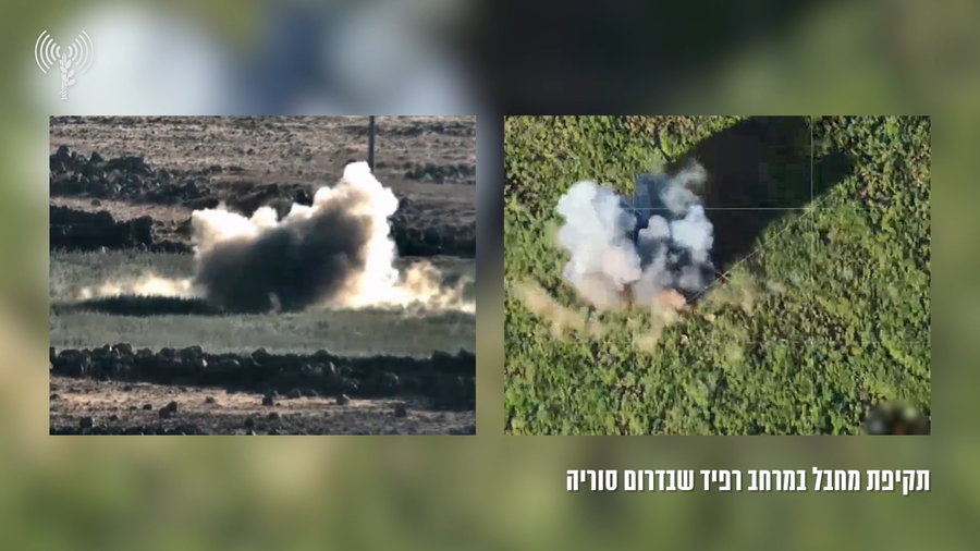 צפו בתקיפות חיל האוויר בסוריה