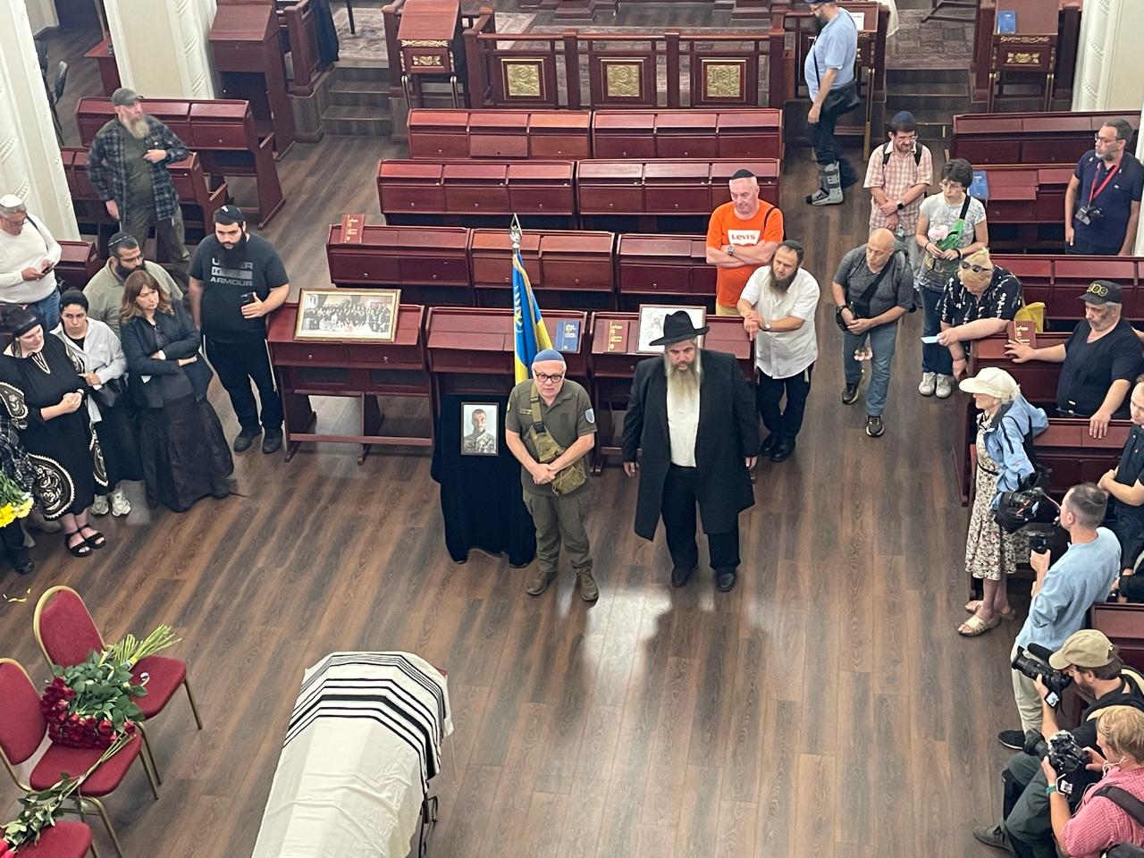 בנו המאומץ של הרב אסמן שנפל בדונייצק - הובא למנוחות