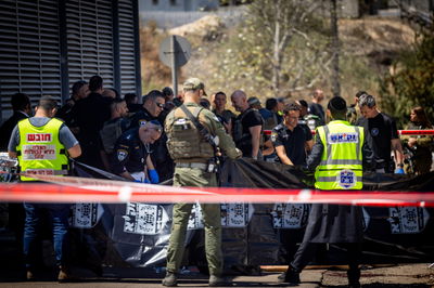 זירת פיגוע דקירה