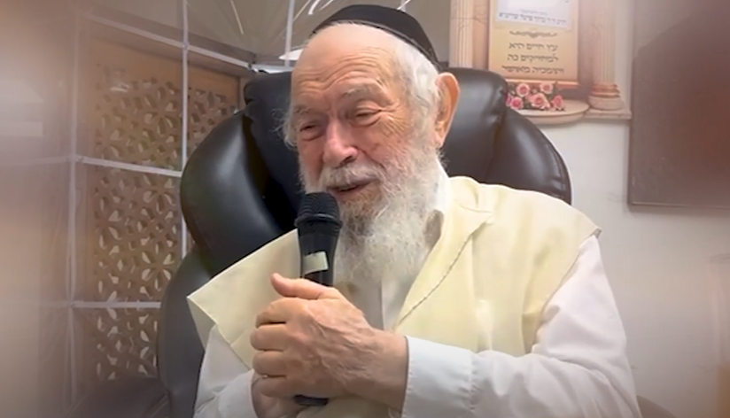 מרגש | הברכה של הגאון רבי יצחק זילברשטיין לחיילי צה"ל • צפו