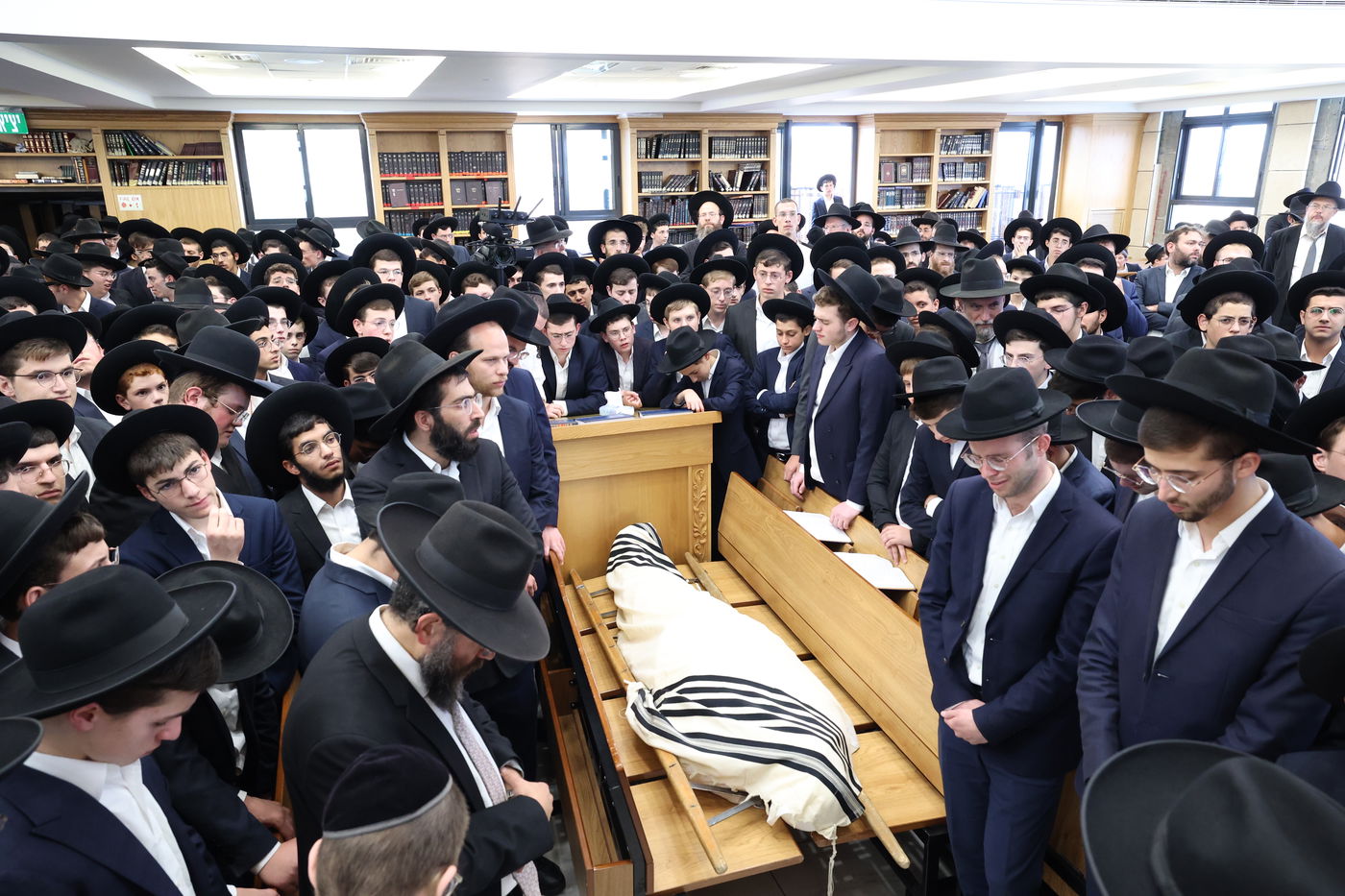 תיעוד מהלווית הגר"ש רבר זצ"ל