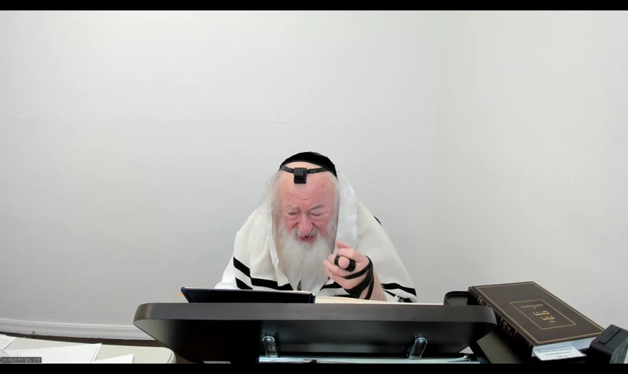 הרב יעקב דוד סטפנסקי בשיעור על מסכת שבת