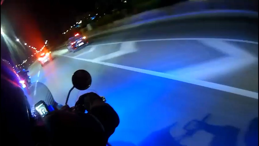 המרדף והמעצר של גנב הרכב