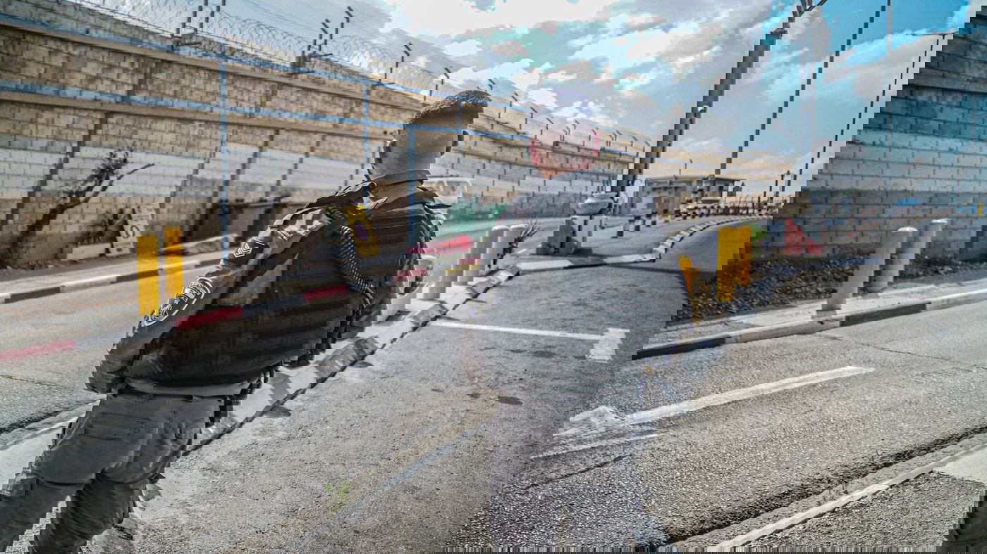 לוחמי מג"ב עוטף ירושלים במעברים