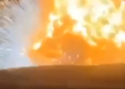 תיעוד מטורף: פיצוץ אדיר לאחר תקיפת מצבור אמל"ח בלבנון