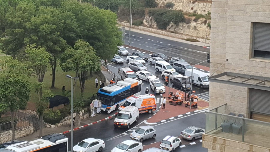 זירת התאונה