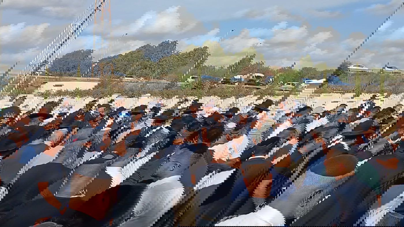 תיעוד ממסע הלוויה