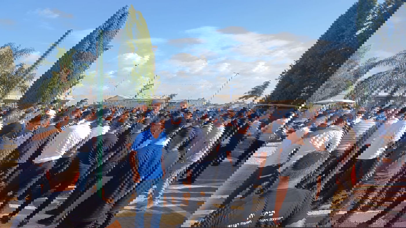 תיעוד ממסע הלוויה