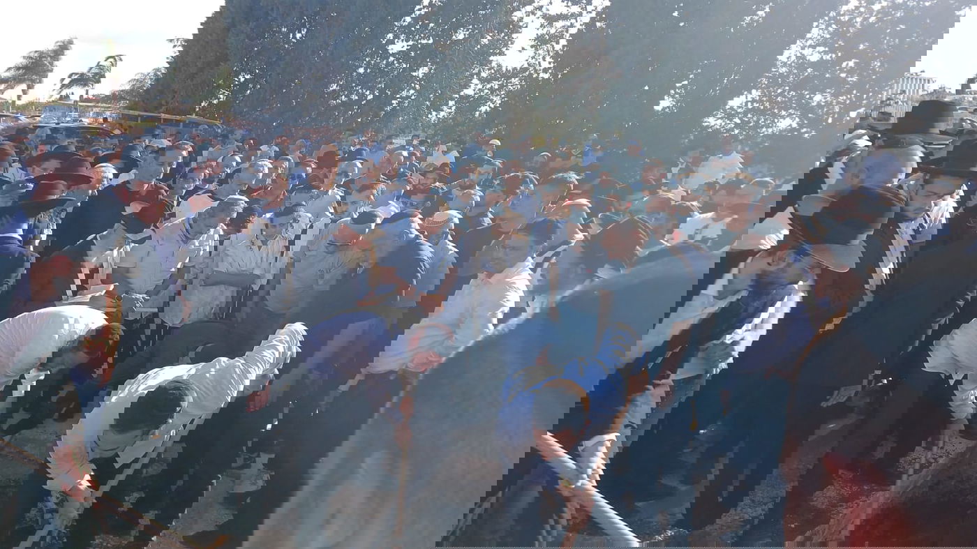 תיעוד ממסע הלוויה