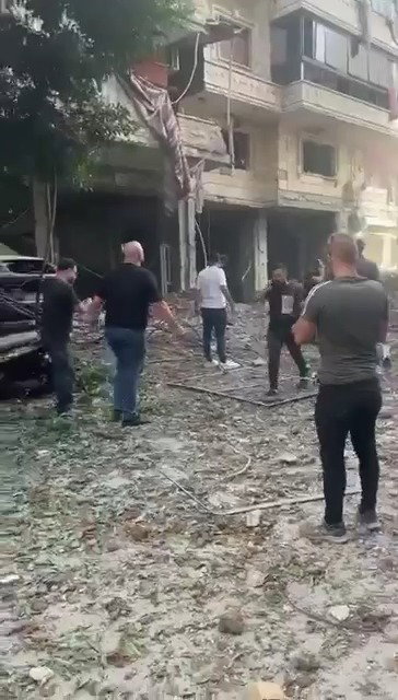 זירת החיסול בביירות במסגרתו חוסל איברהים עקיל ובכירי כוח רדואן של חיזבאללה ביום שישי