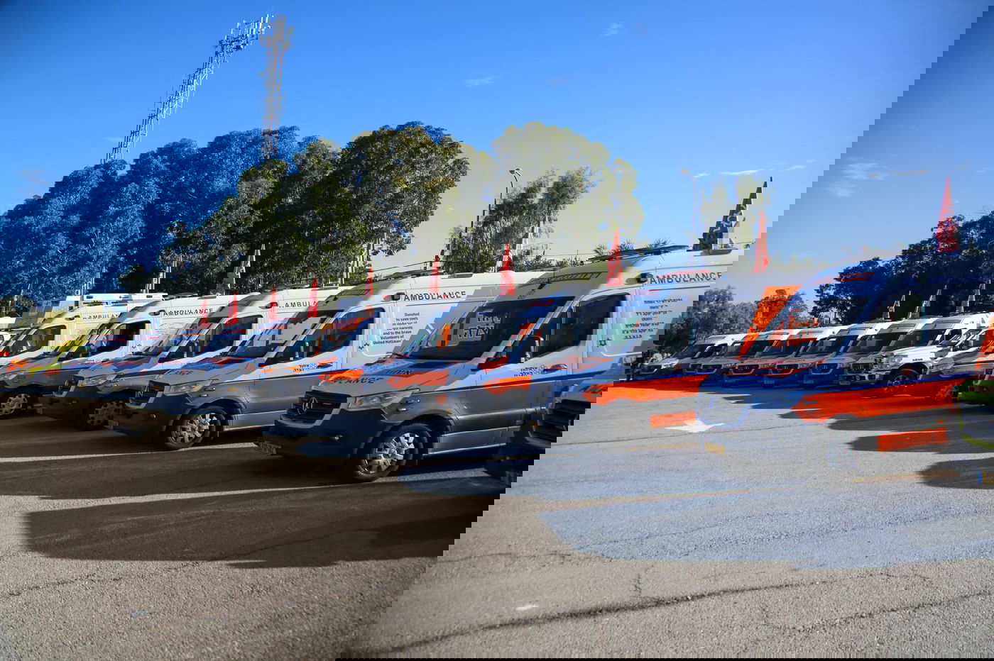 31 אמבולנסים חדשים הצטרפו לצי כלי החרום של איחוד הצלה