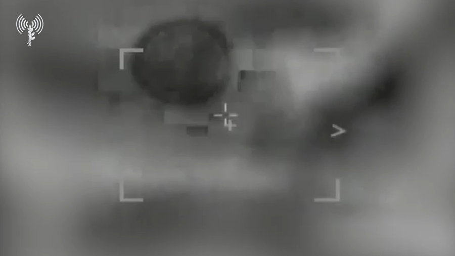 קולות קשר מתקיפת משגר שכוון לשטח מדינת ישראל