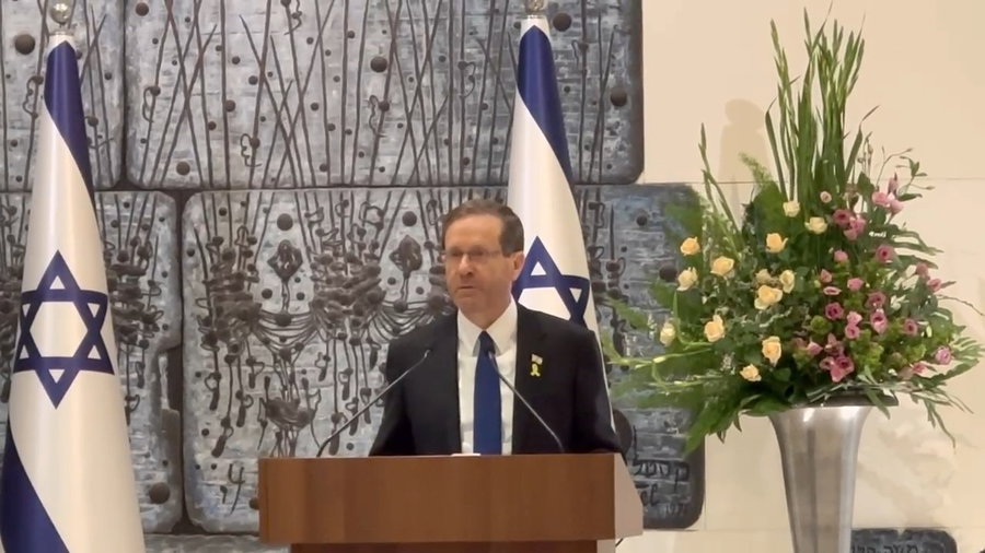 צפו בדבריו של נשיא המדינה יצחק הרצוג בהתייחסות למבצע "חיצי הצפון"