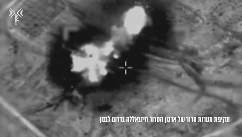 חיל האוויר תקף בלבנון