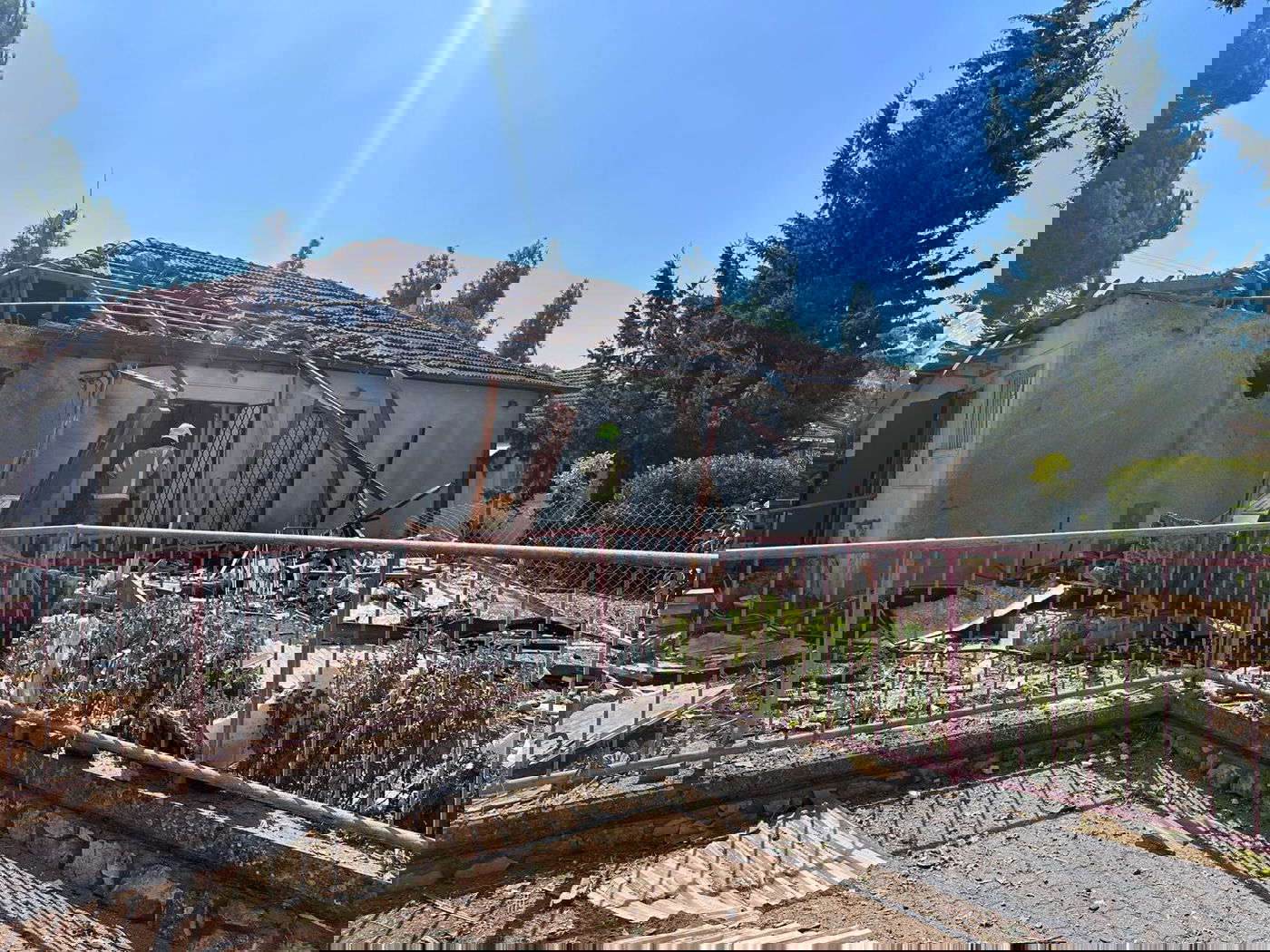 זירת ההרס בצפת