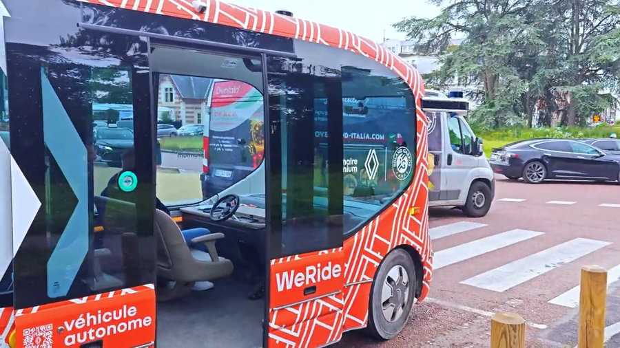 האוטובוס האוטונומי של WeRide הסינית