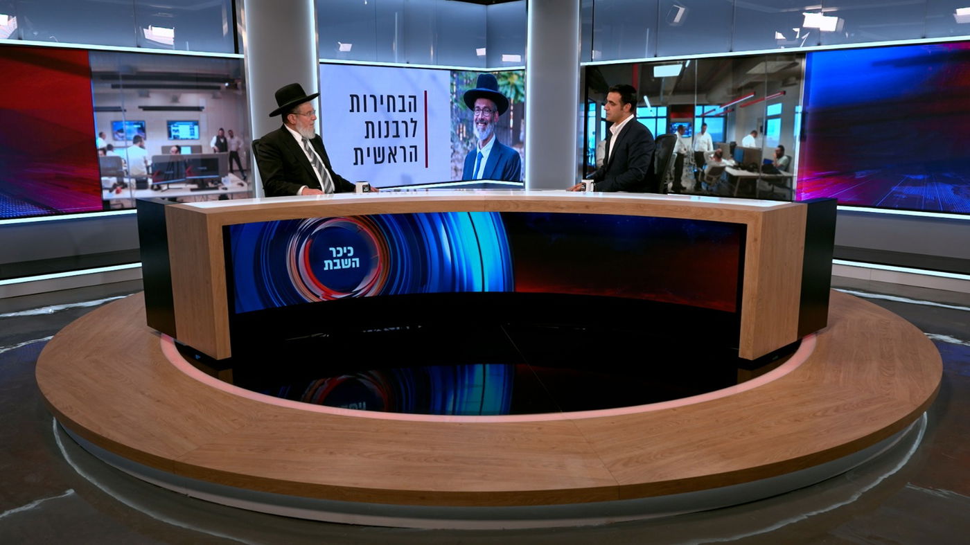 הגאון רבי קלמן בר בריאיון באולפן 'כיכר השבת'