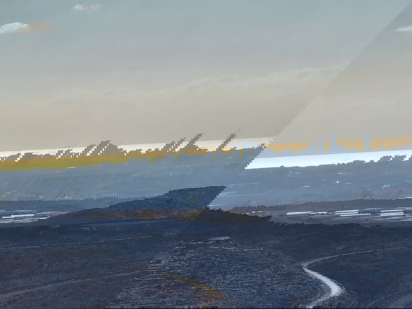 מבט מ"תל צרדה" המקראית