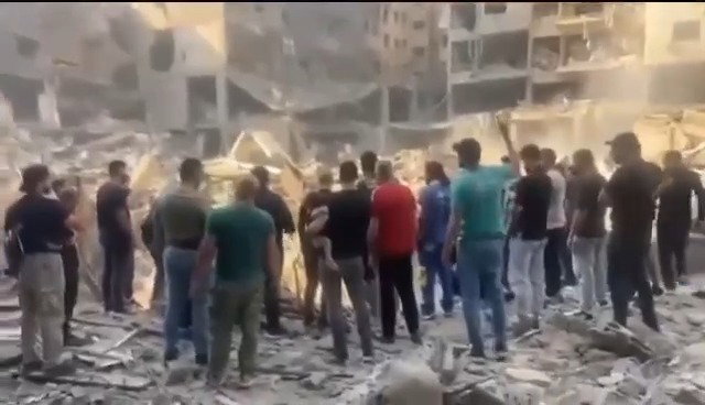 בנו של נסראללה בזירת החיסול