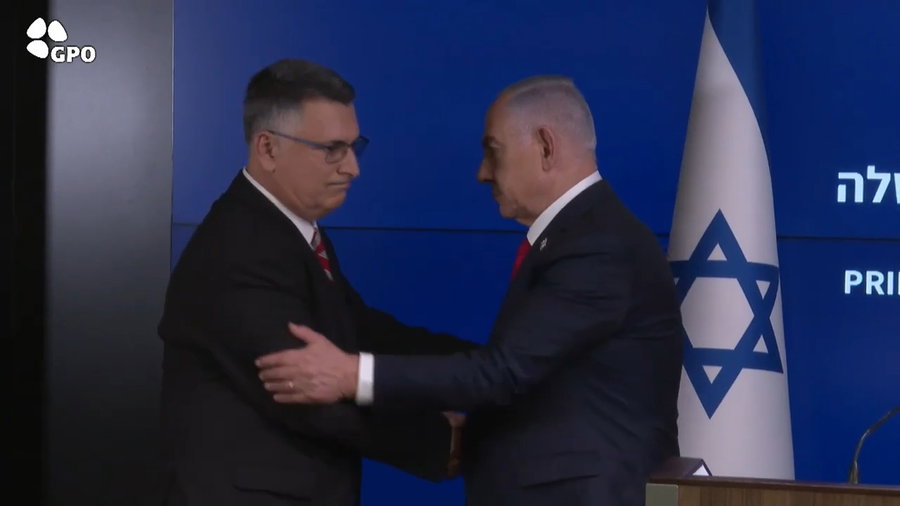 נתניהו וסער מכריזים על צירוף הימין הממלכתי לקואליציה