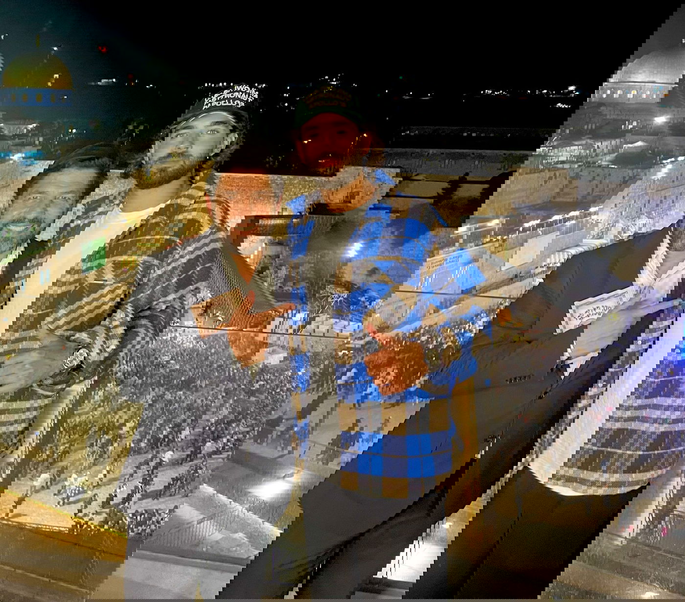 השחקן הישראלי עומר חזן ביקש סליחה בכותל המערבי | תיעוד