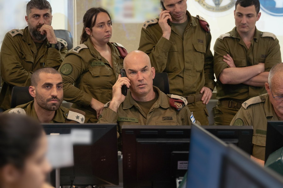 אלוף פיקוד צפון עם הלוחמים