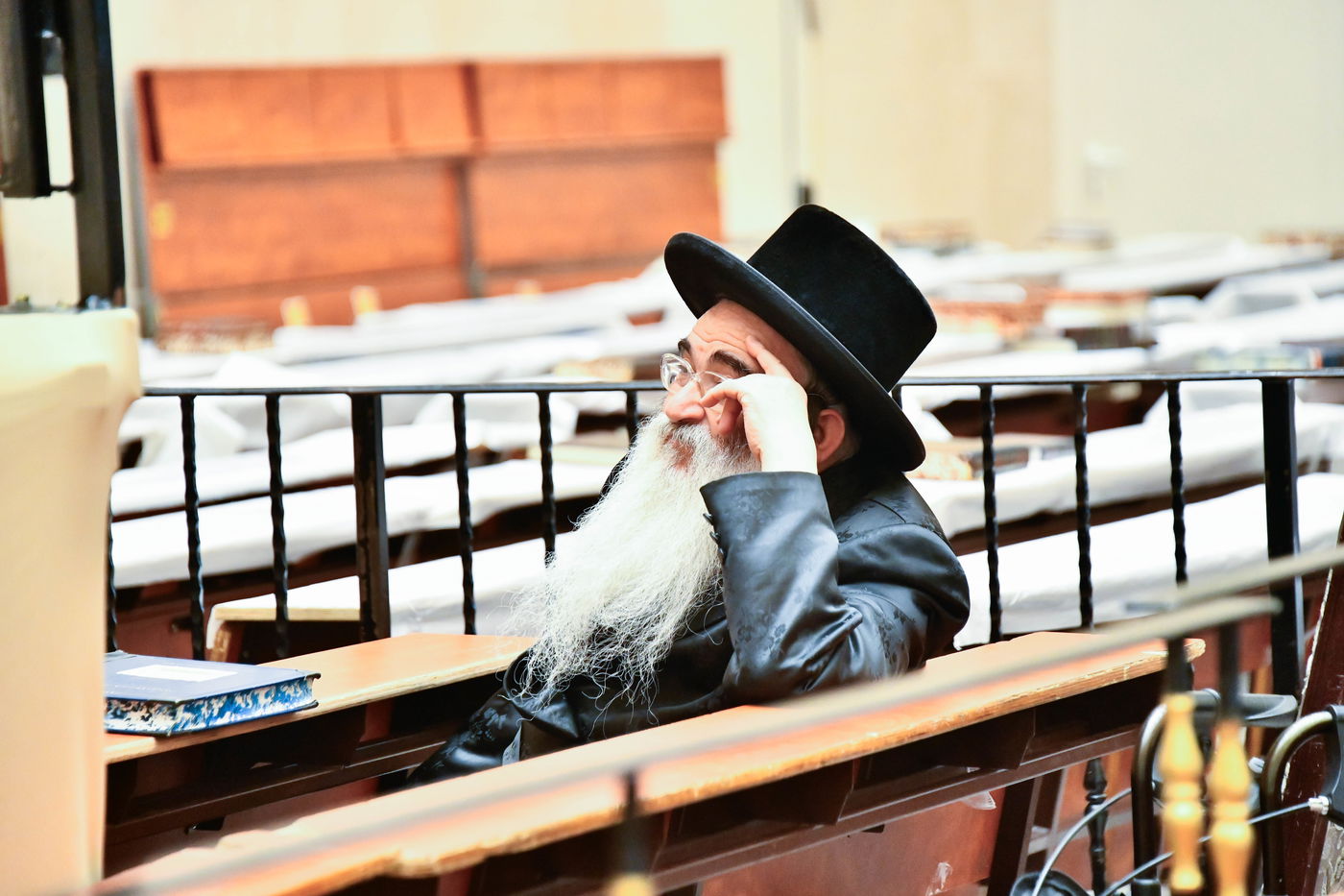 הגה"צ רבי אלימלך בידרמן בשיחת הכנה לראש השנה בביהמ"ד הגדול ויז'ניץ