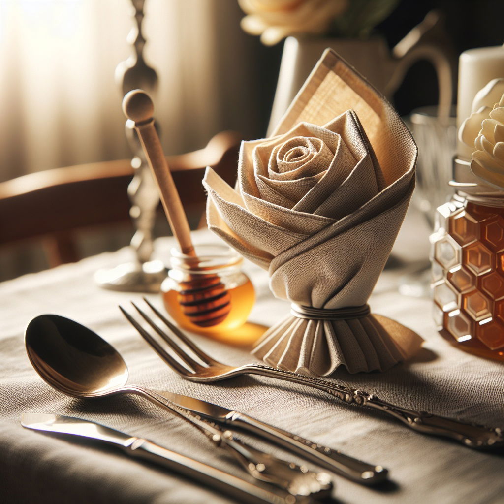 כפית הדבש המיתולוגית בעיצוב מפית