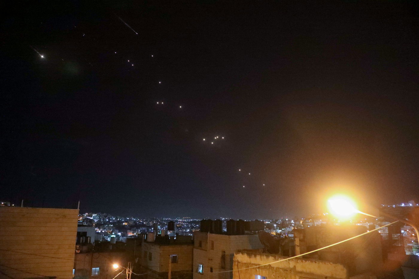 יירוטים בשמי ישראל - מתקפה איראנית 