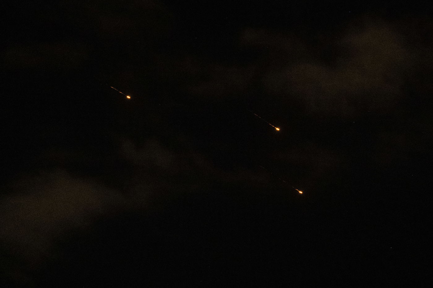 יירוטים בשמי ישראל - מתקפה איראנית 01.10.2024