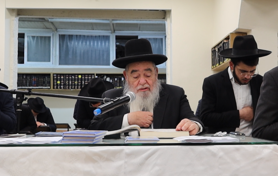 הגאון רבי אברהם סאלים בסליחות ערב ר"ה
