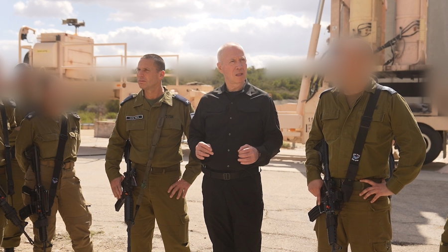 דברי שר הביטחון בסוללת חץ 3