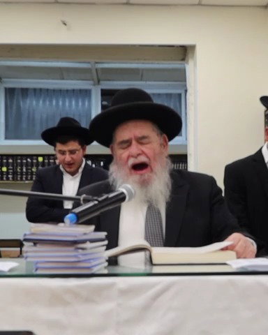 הגאון רבי אברהם סאלים בסליחות ערב ר"ה 